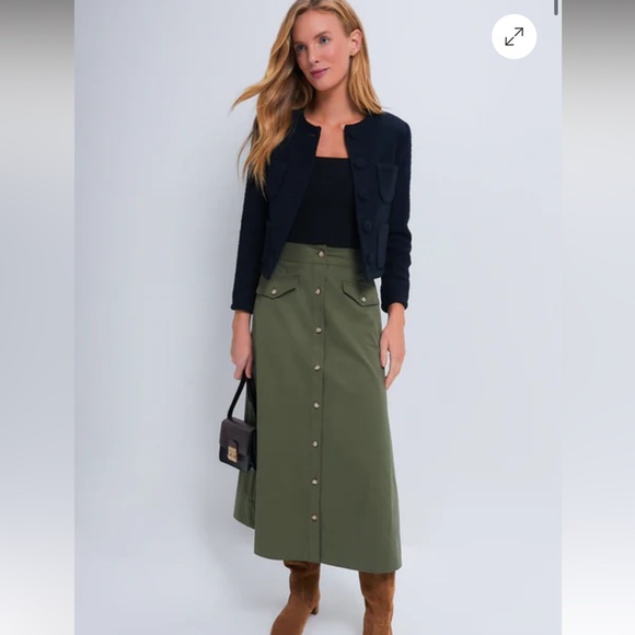 Tuckernuck Green Kenya Skirt - Picture 1 of 3